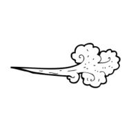 cartoon gust of wind N26
