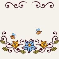 Flourish invitation card N5