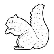 Cartoon Squirrel N93