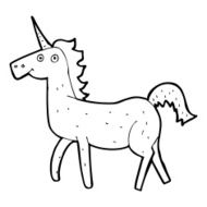 Cartoon Unicorn N119