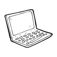 Cartoon Laptop Computer N38