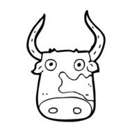 Cartoon Cow N157