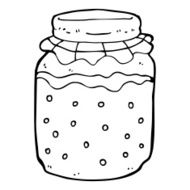 Cartoon Honey Jar N11