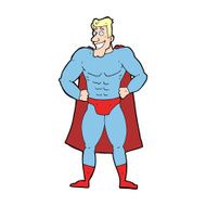 Cartoon superhero N42