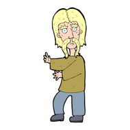 cartoon mustache man N49