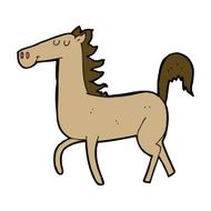 Cartoon Horse N120