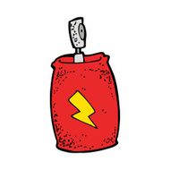 cartoon spray can N157