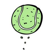 Cartoon Tennis Ball N42