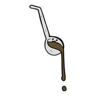 cartoon ladle full of gravy N5