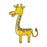 Cartoon Giraffe N61