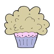 cartoon big cupcake N14