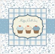 Birthday cupcake N37