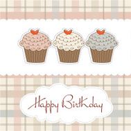 Birthday cupcake N38