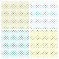 Set of decorative seamless patterns