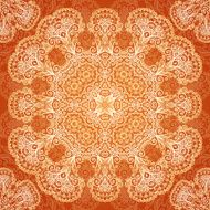 Ornate vintage seamless pattern in mehndi style N9