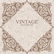 Hand drawn vintage card