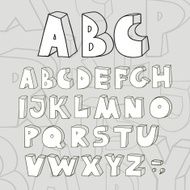 abc alphabet doodle