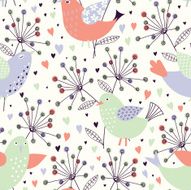 Romantic seamless pattern N15