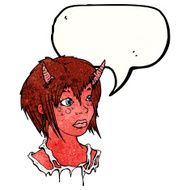 cartoon devil girl N7