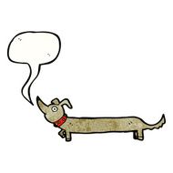 Cartoon Sausage Dog N10