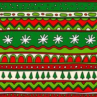 Seamless Christmas pattern N16