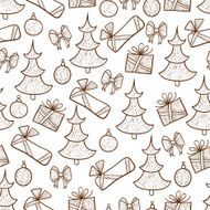 Background with christmas decorations