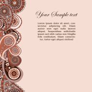 paisley background and place for your text N4