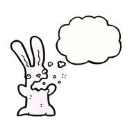 burping rabbit cartoon N19