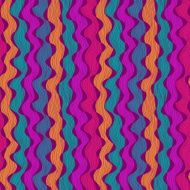 Seamless abstract hand-drawn waves pattern N27