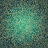 Seamless abstract hand-drawn waves pattern N28