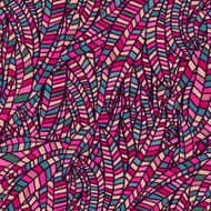Seamless abstract hand-drawn waves pattern N32