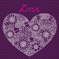 Floral heart N11