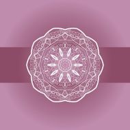 Oriental mandala motif N7