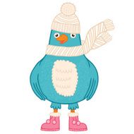 Cute Christmas bird N7