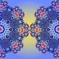 Oriental mandala motif N8