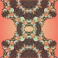 Oriental mandala motif N10