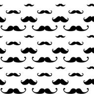 Hipster Mustache Seamless Pattern N3