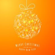 Xmas doodle ball N3
