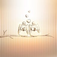 card with owls N2