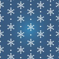 vector seamless pattern of snowflakes N4