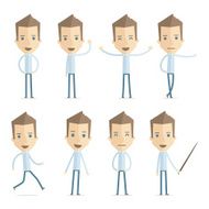 casual man in various poses N12