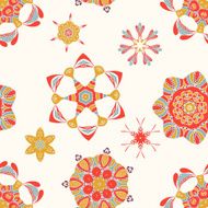Vintage floral seamless pattern N7