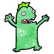 Cartoon Swamp Monster N23