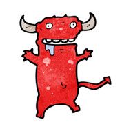 cartoon little devil N189