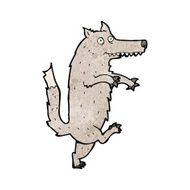 cartoon funny wolf N2