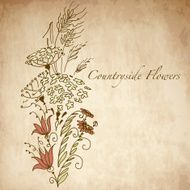 Flower doodle N417