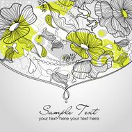Flower doodle N422