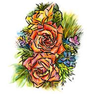 Rose sketchbook