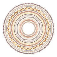 Round ornament design ethnic style