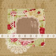 Vintage Flowers in vector N4